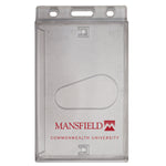 SIDE SLIDE ID HOLDER CLEAR