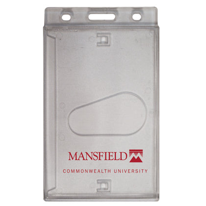 SIDE SLIDE ID HOLDER CLEAR