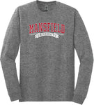 MU LONG SLEEVE TEE GRAPHITE HEATHER