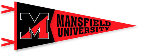 MANSFIELD UNIVERSITY SPLIT M PENNANT