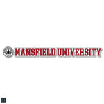 MANSFIELD UNIVERSITY WITH SEAL DECAL 2x20