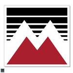 MANSFIELD MOUNTAIN M BLACK LOGO MAGNET