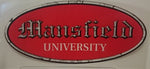 MANSFIELD UNIVERSITY DECAL IN OLD ENGLISH