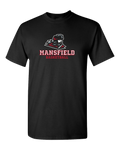 MANSFIELD MOUNTIE BASKETBALL S/S TEE BLACK