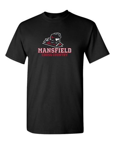 MANSFIELD MOUNTIE CROSS COUNTRY S/S TEE BLACK