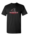 MANSFIELD MOUNTIE FOOTBALL S/S TEE BLACK